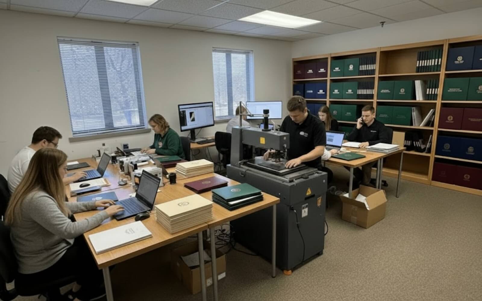 C&J Solutions team supporting organizational orders